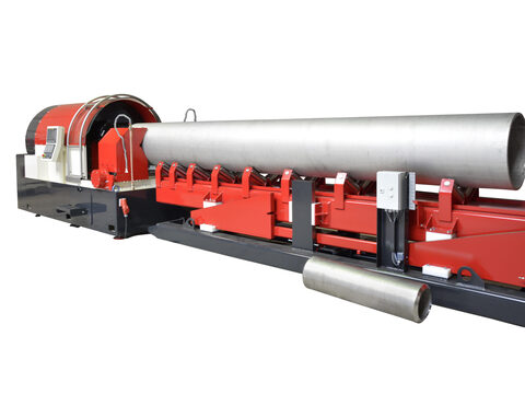 Pipe threading online machine